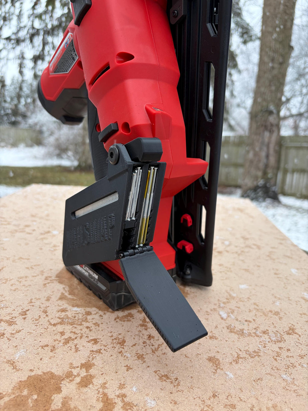 NAILSWAP Spare Nail Compartment for Milwaukee M18 15 Ga. Angled Finish Nailer