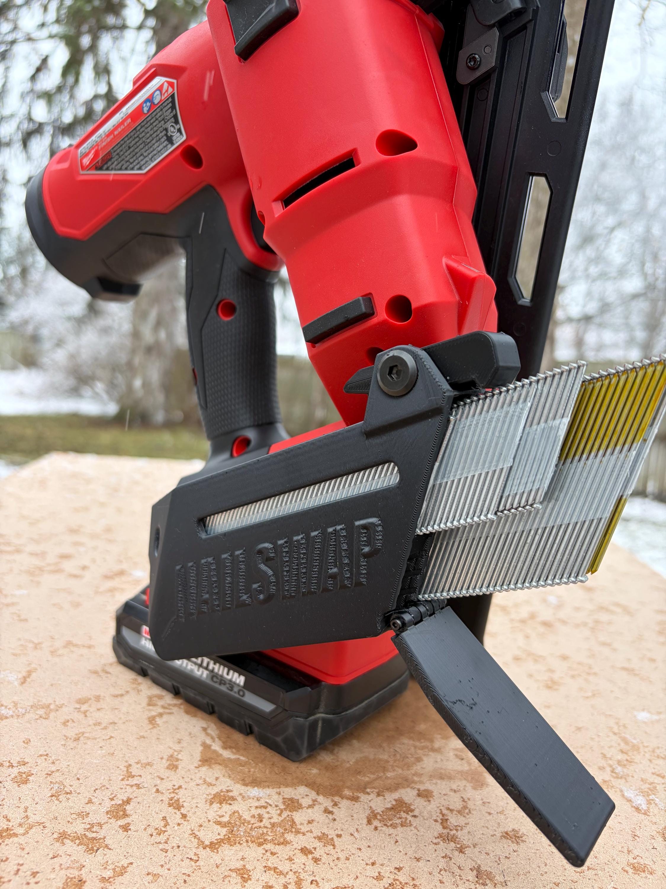 NAILSWAP Spare Nail Compartment for Milwaukee M18 15 Ga. Angled Finish Nailer