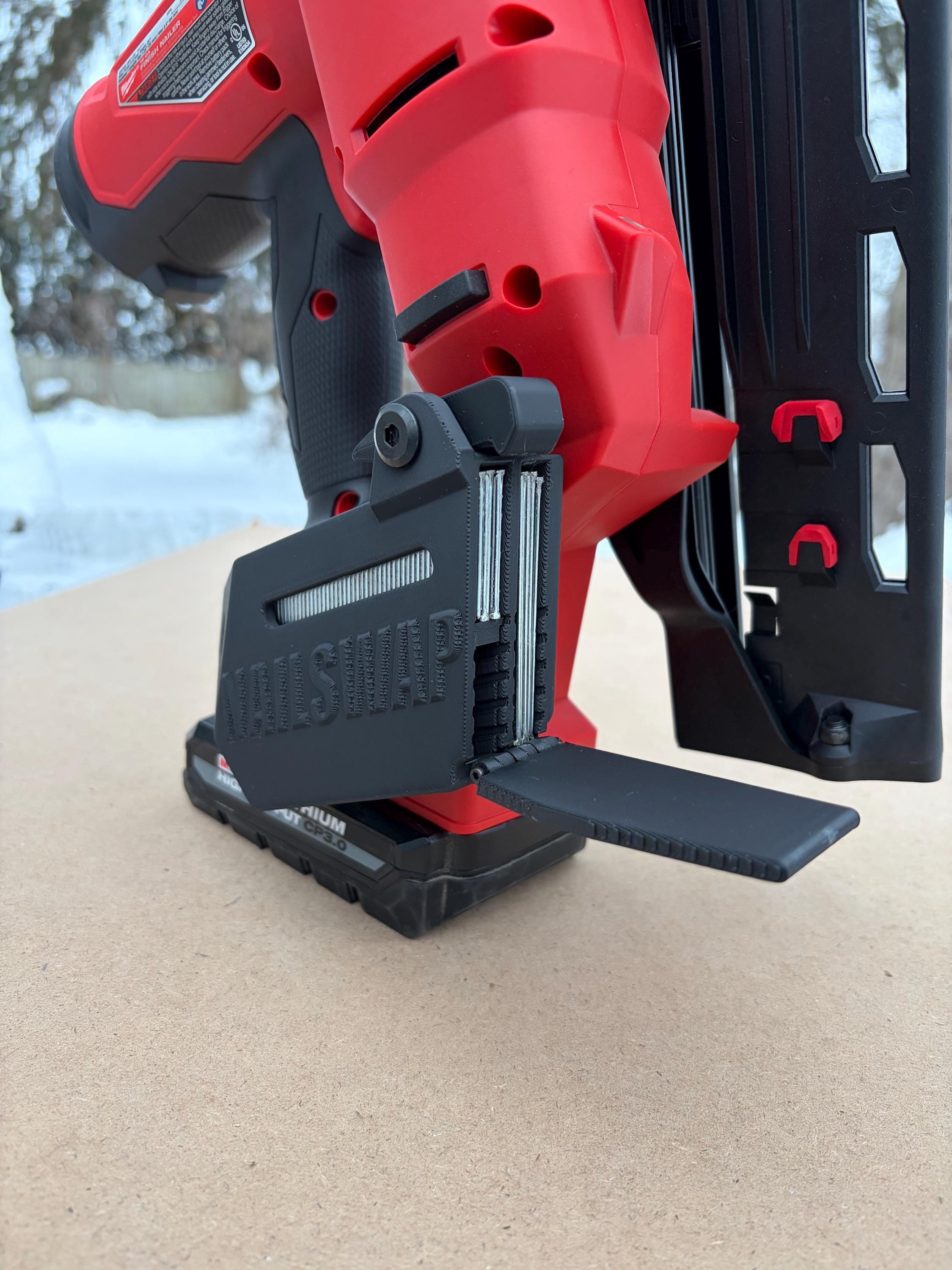 NAILSWAP Spare Nail Compartment for Milwaukee M18 16 Ga. Angled Finish Nailer